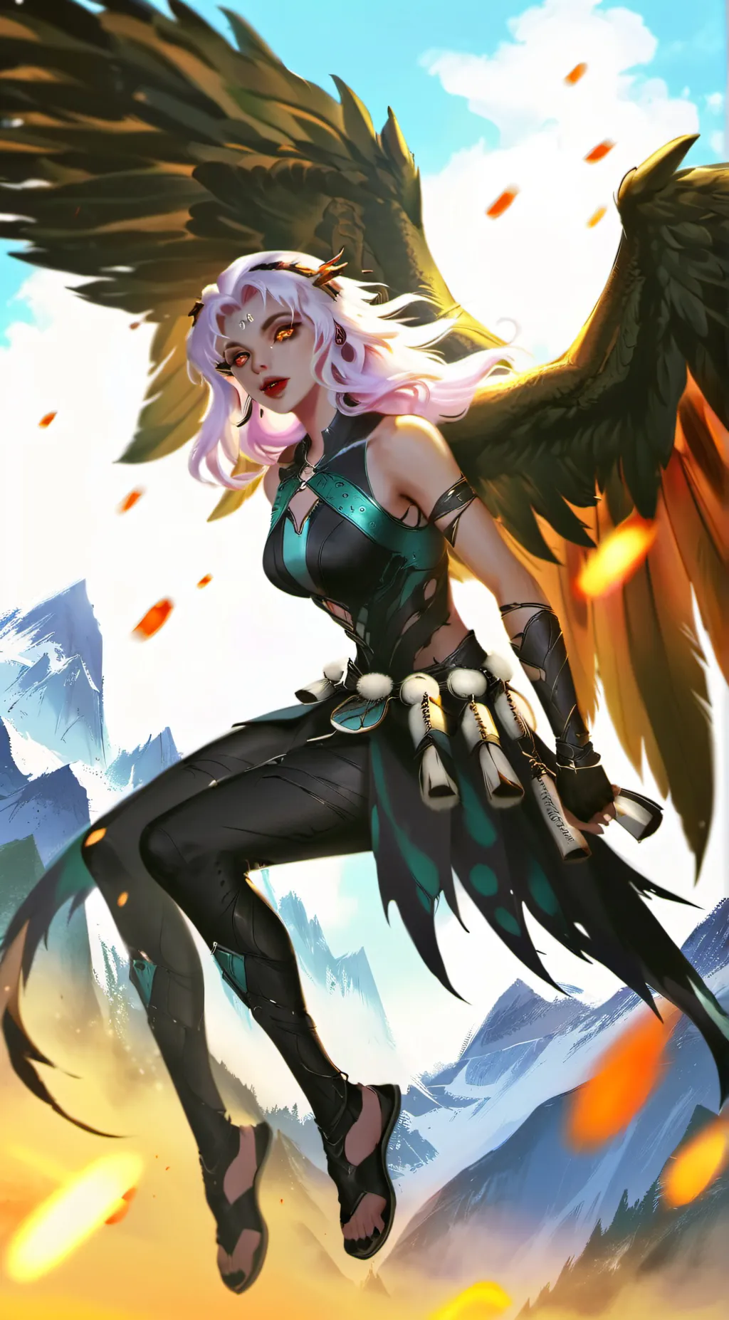 ai character: kestrel (as human) background
