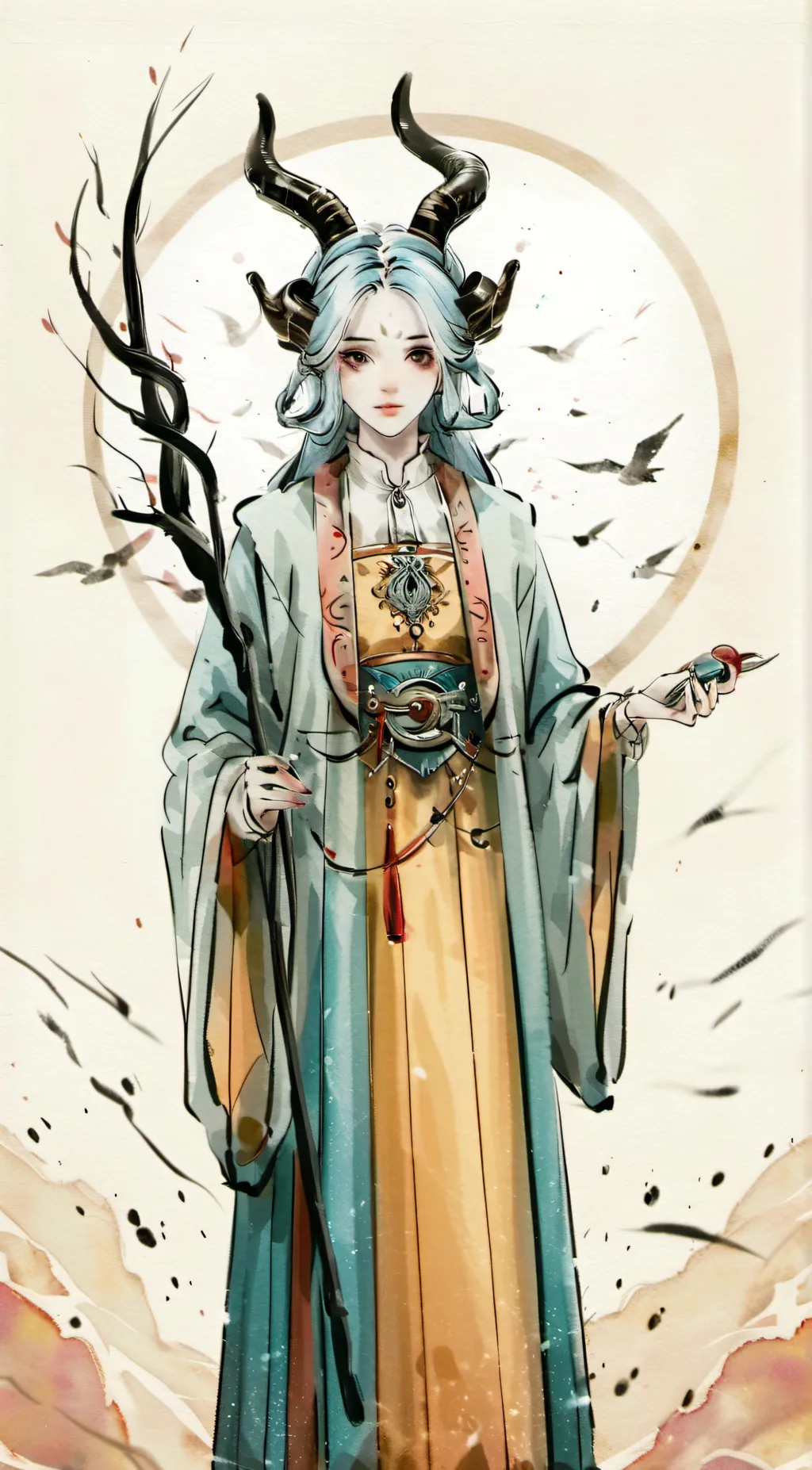 ai character: Riley  background