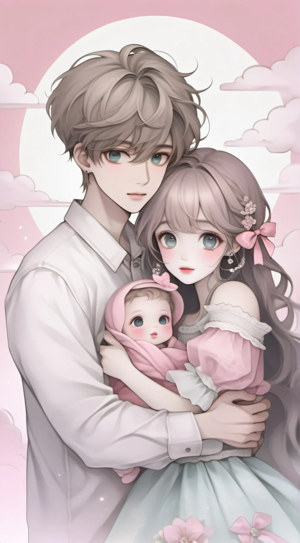 ai character: tom River Sarah  background