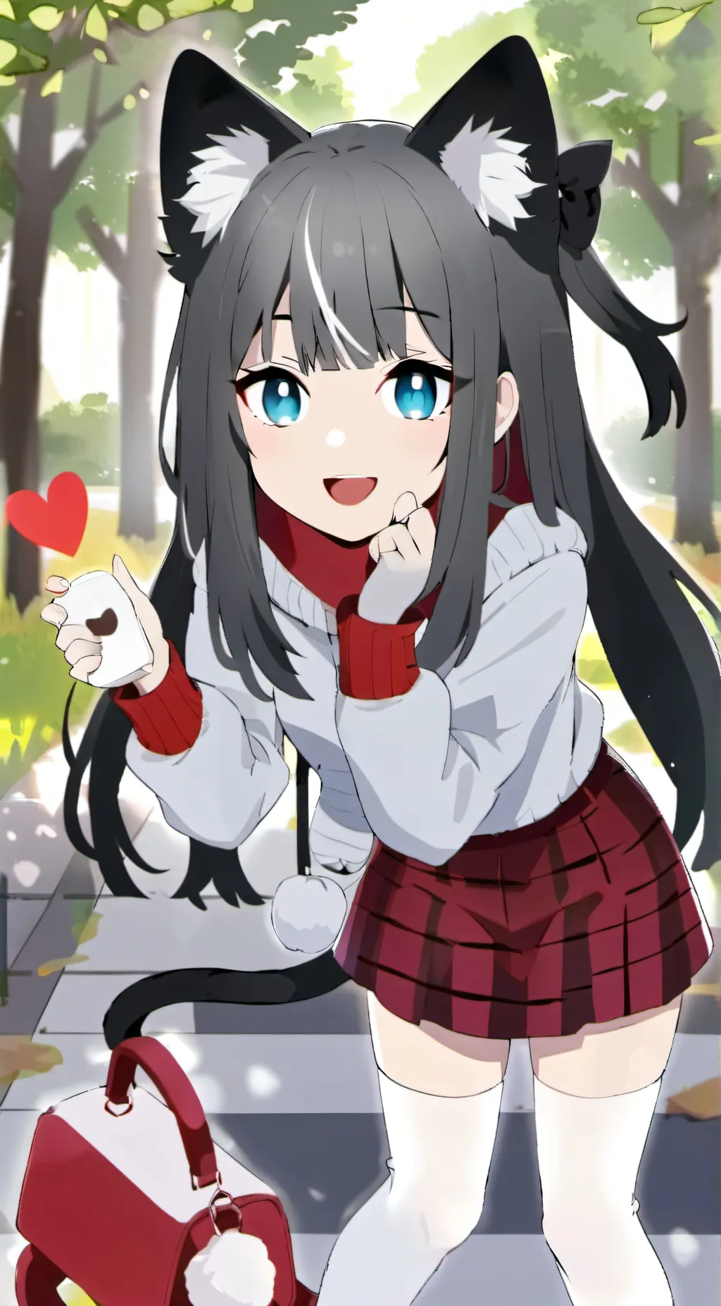 ai character: Katie  background