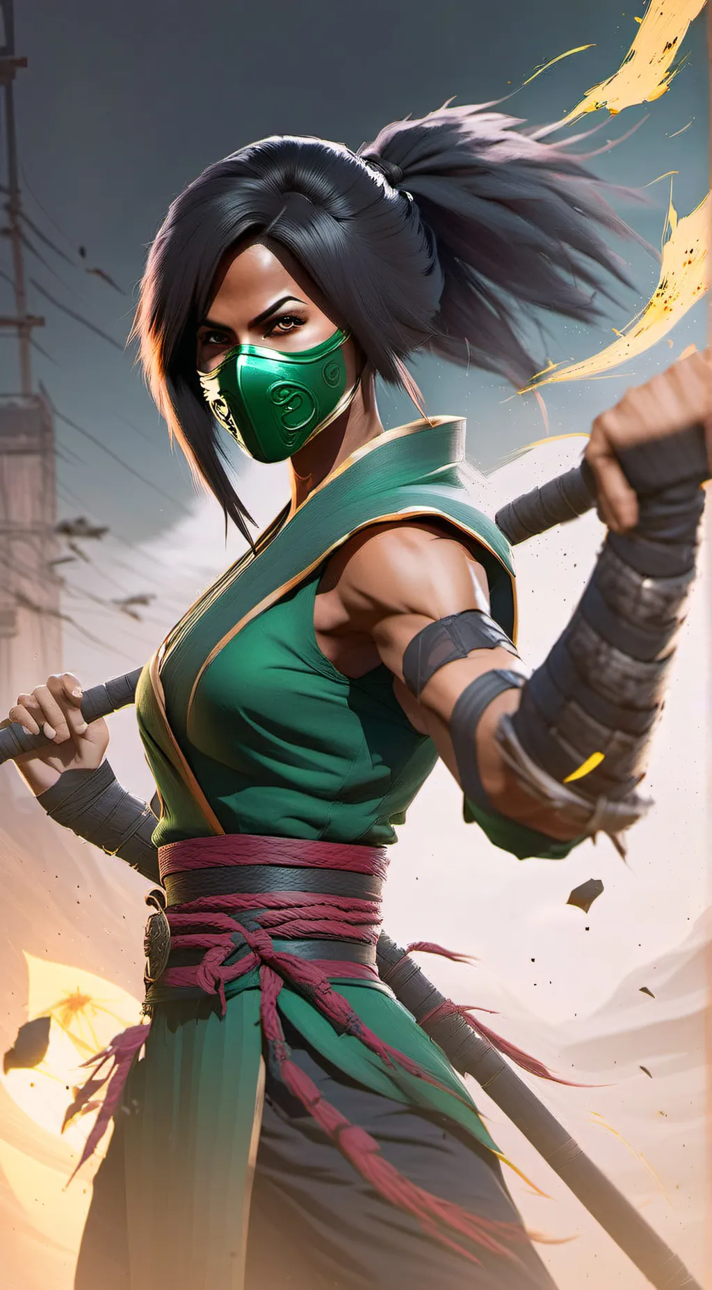 ai character: Jade background