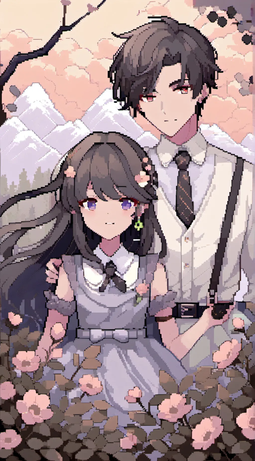 ai character: Maddie and Zach background