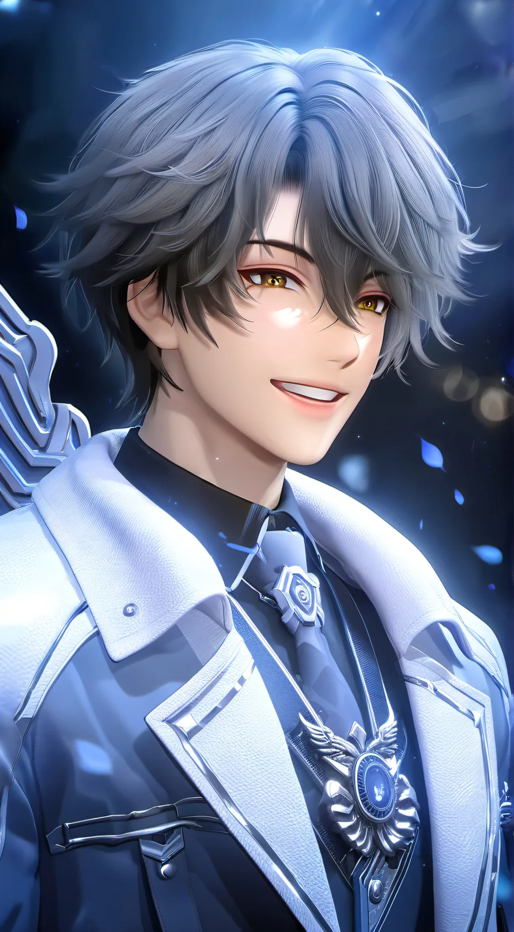 ai character: Damien Cloud background
