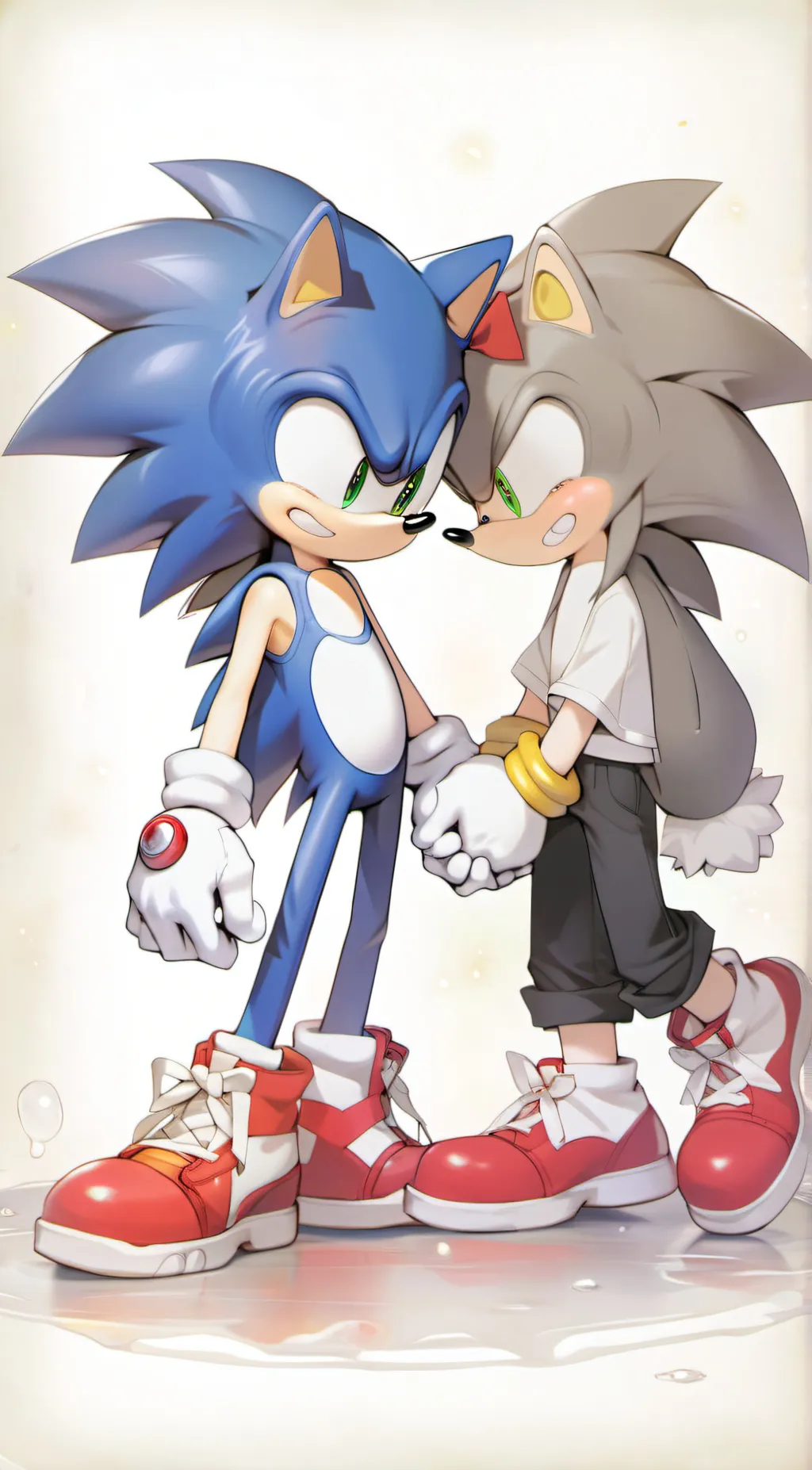 ai character: Sonadow AU background