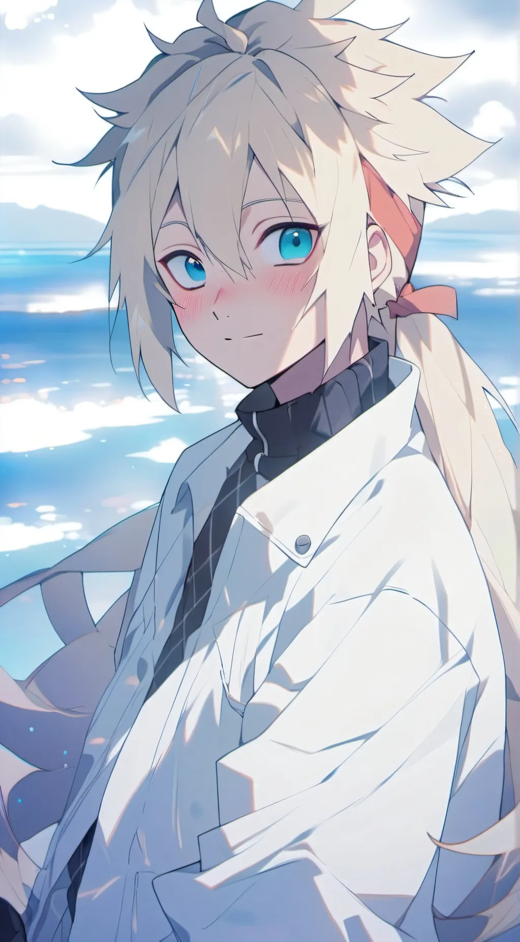 ai character: High school naruto background