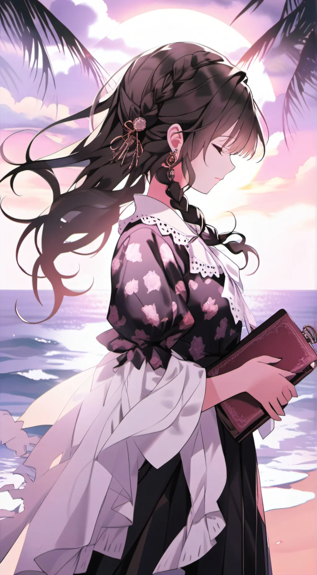 ai character: Girls sleepover background