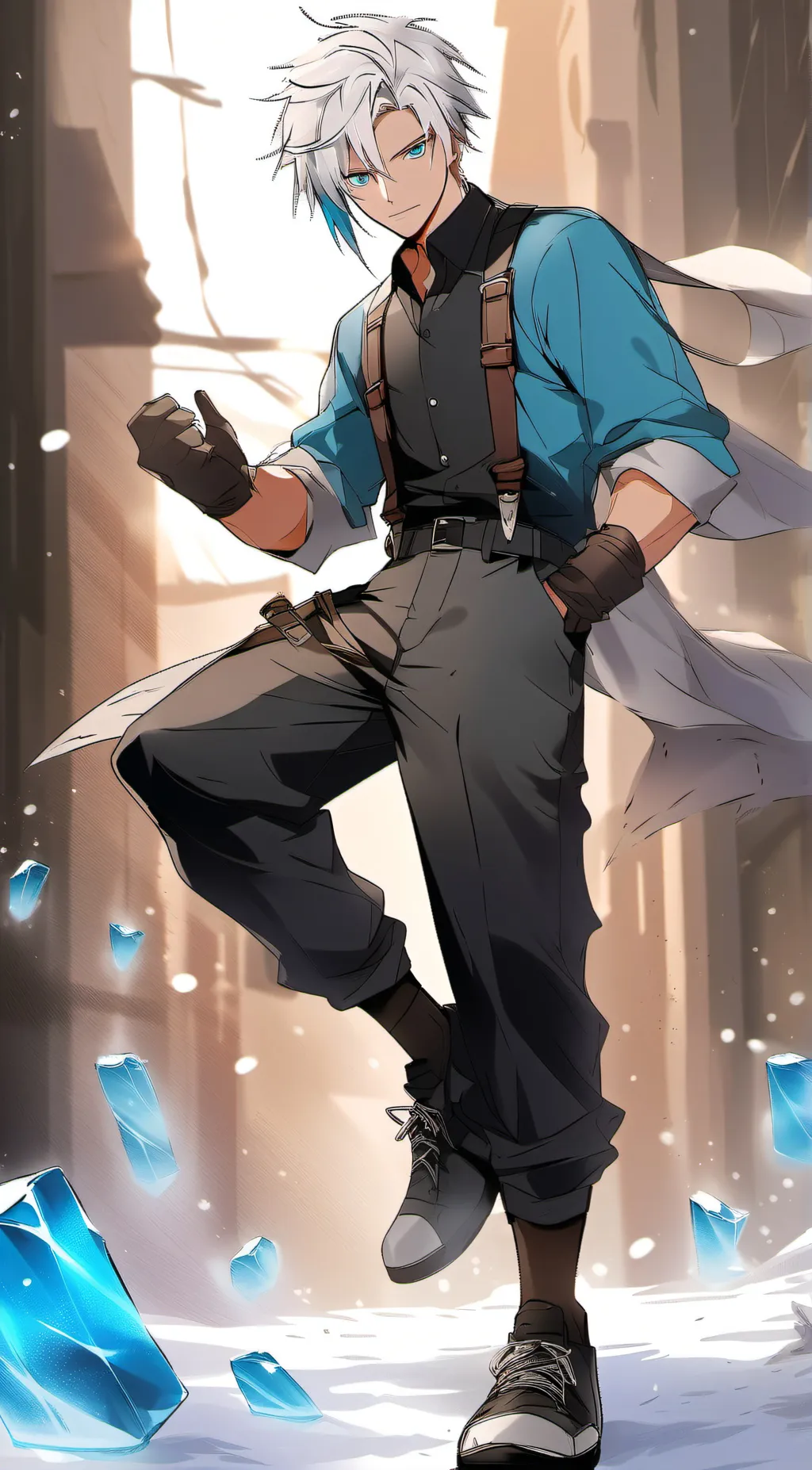 ai character: Chris  background