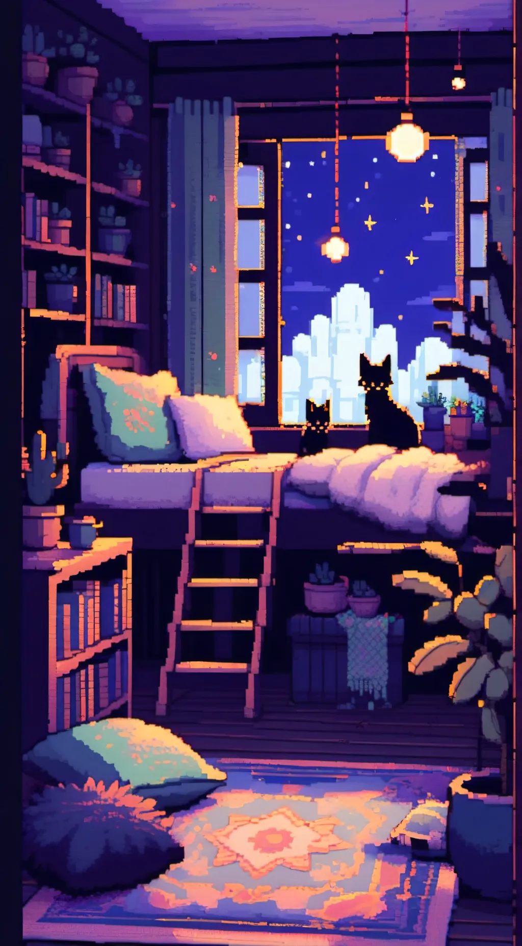 ai character: your bedroom background