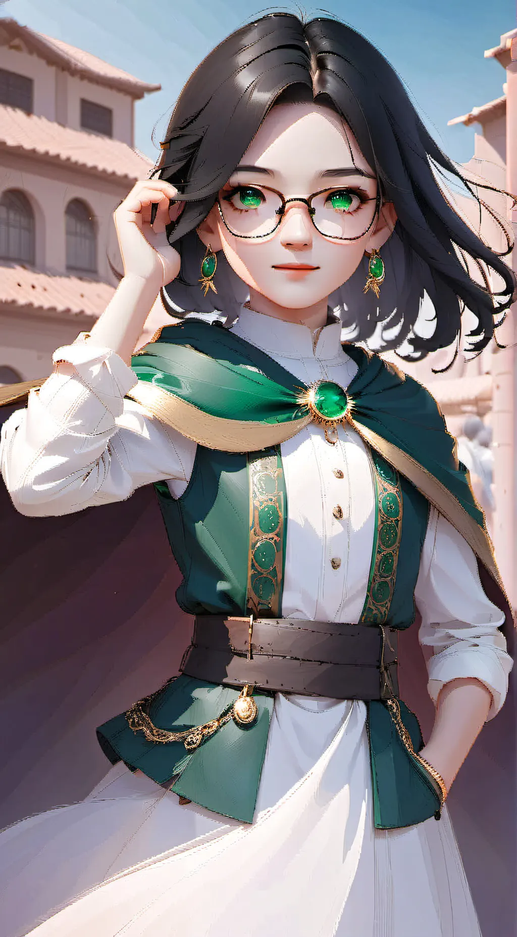 ai character: Olivia madrigal background