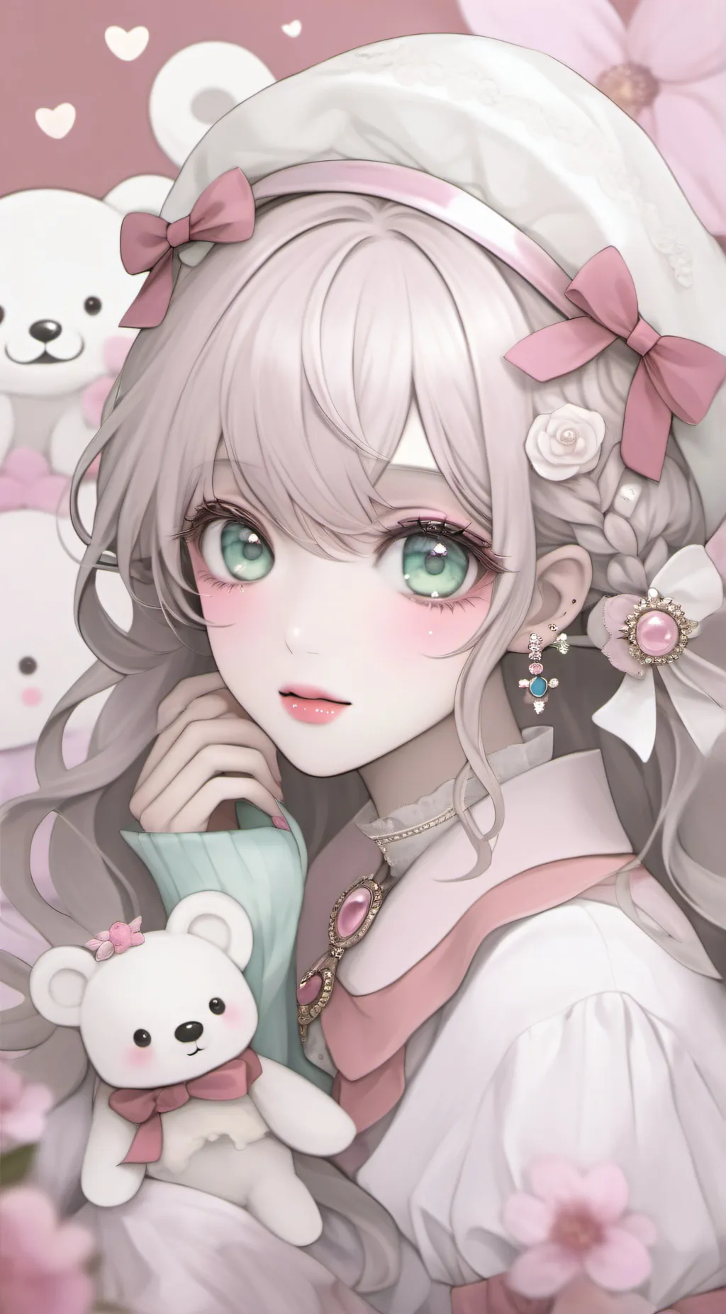 ai character: Misty background