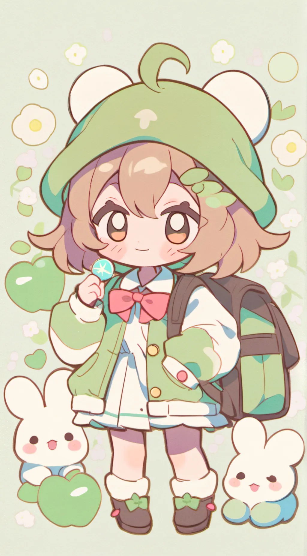 ai character: Luna background