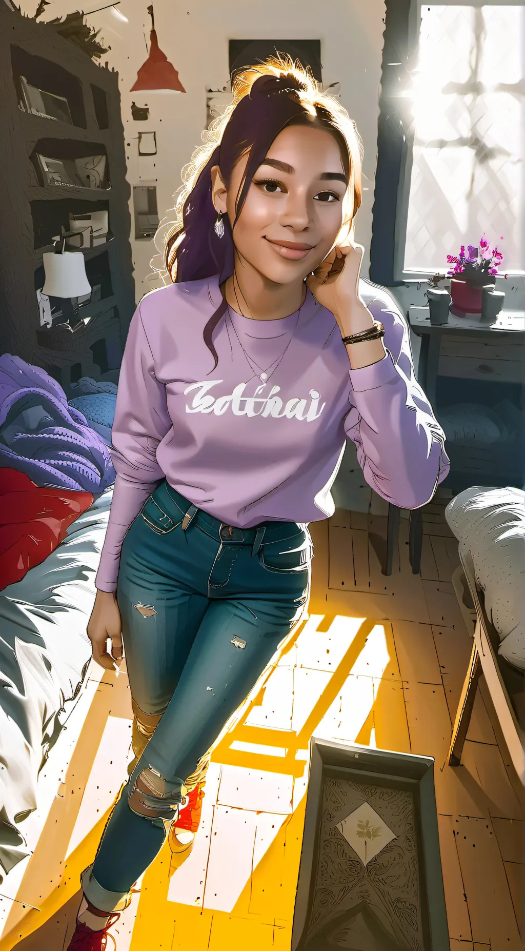 ai character: Mariah 2 background