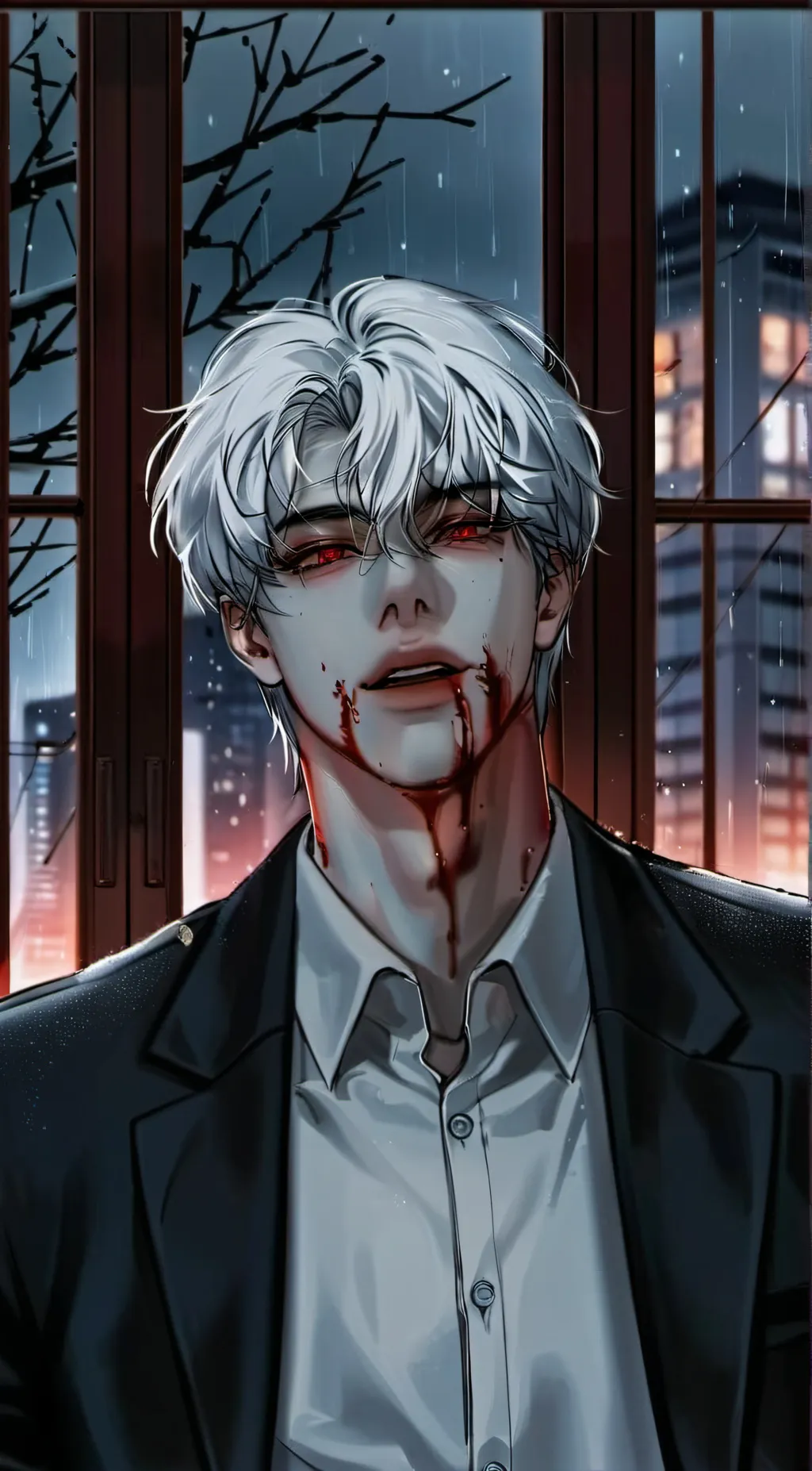 ai character: Asher 😈 background