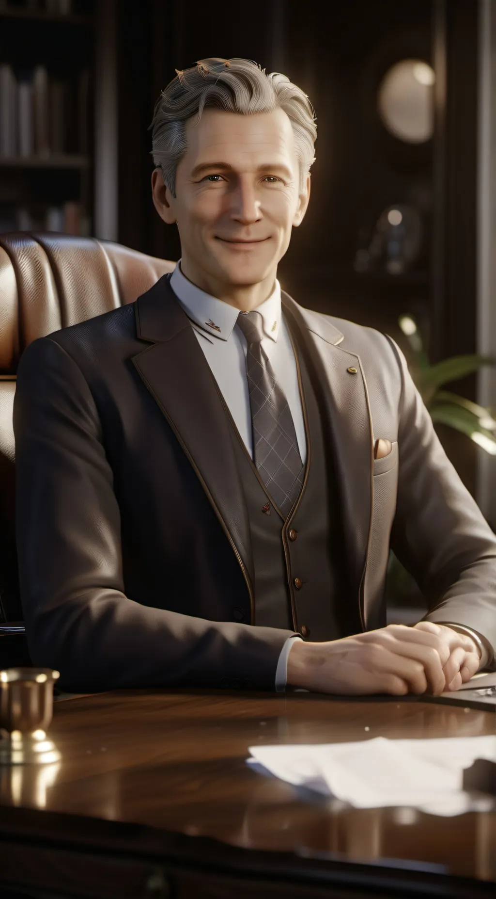 ai character: Michael  background