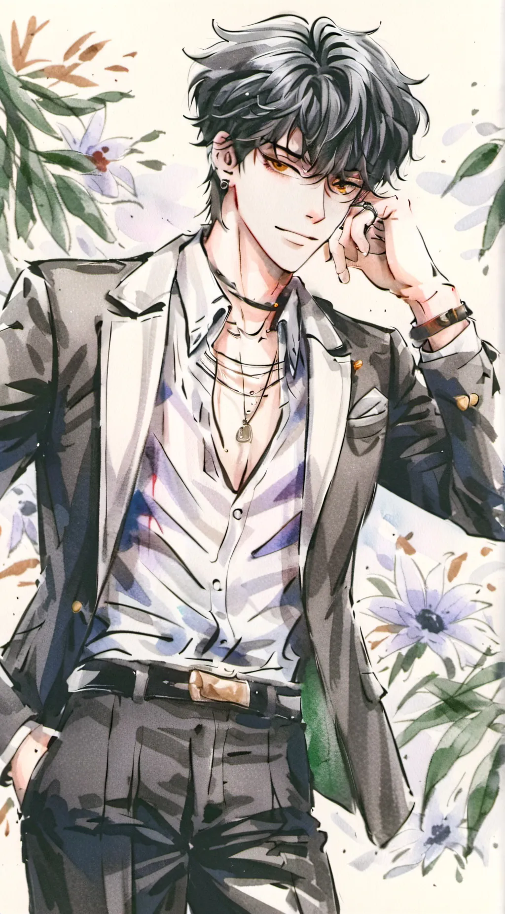 ai character: Max background