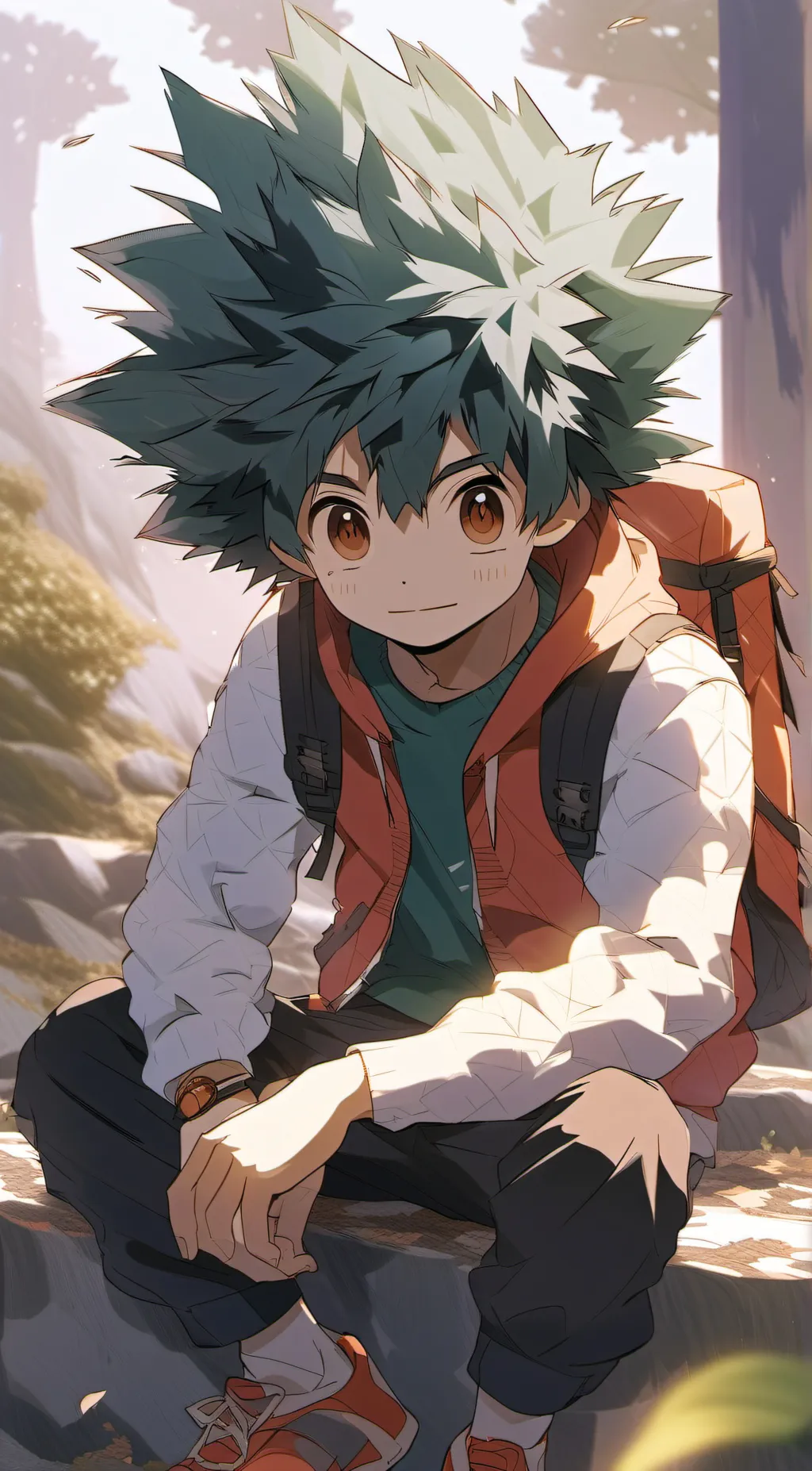 ai character: Mha sing-off background