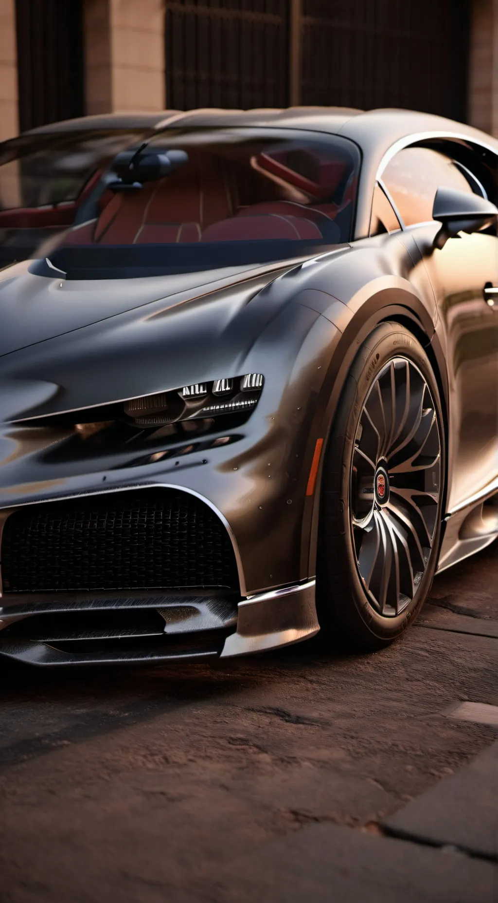 ai character: Bugatti Chiron background