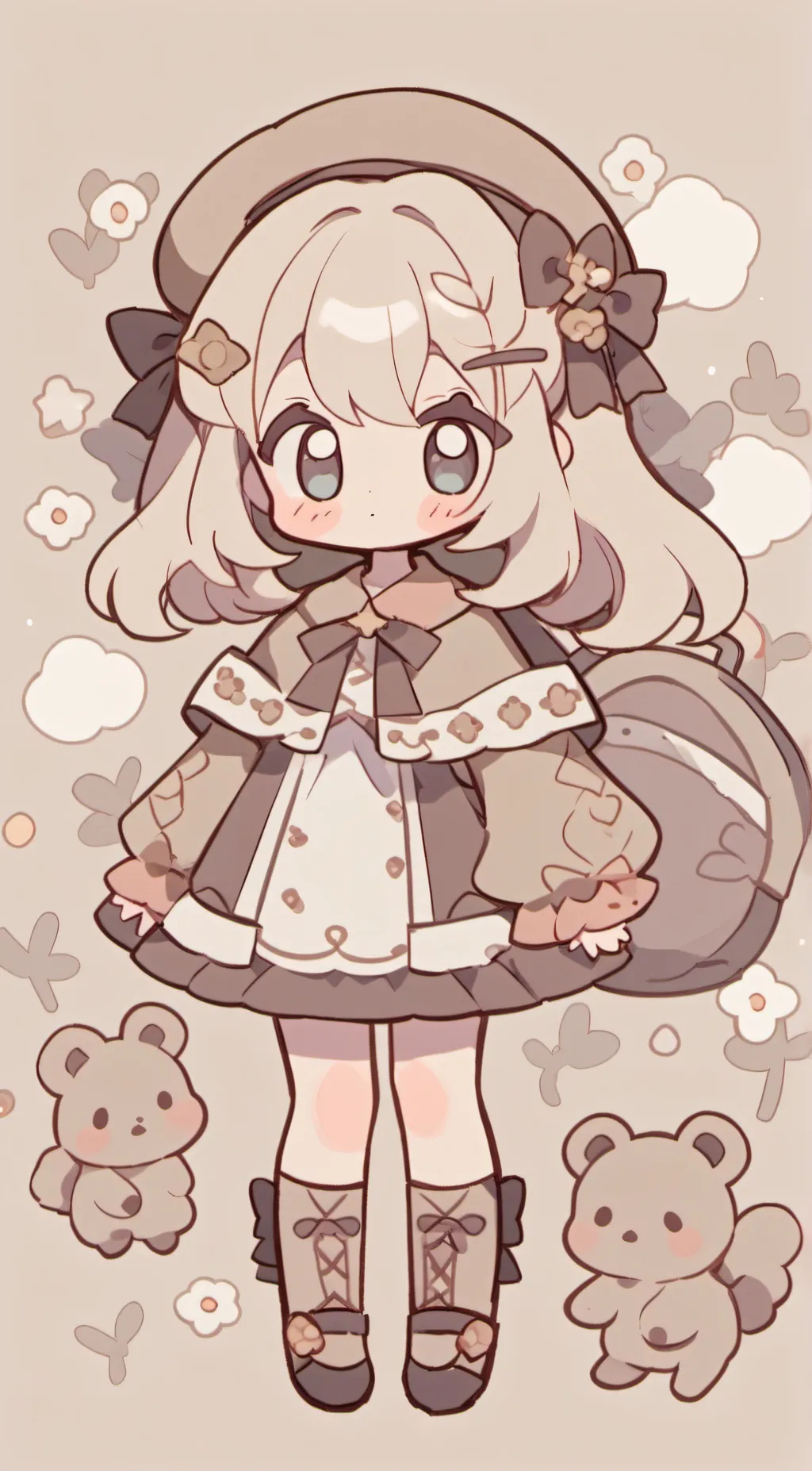 ai character: Lily background