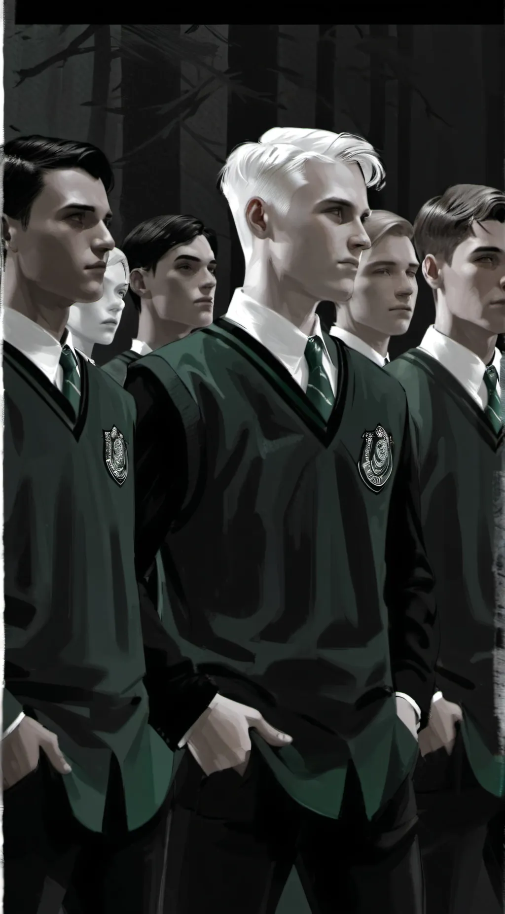 ai character: Slytherin boys background