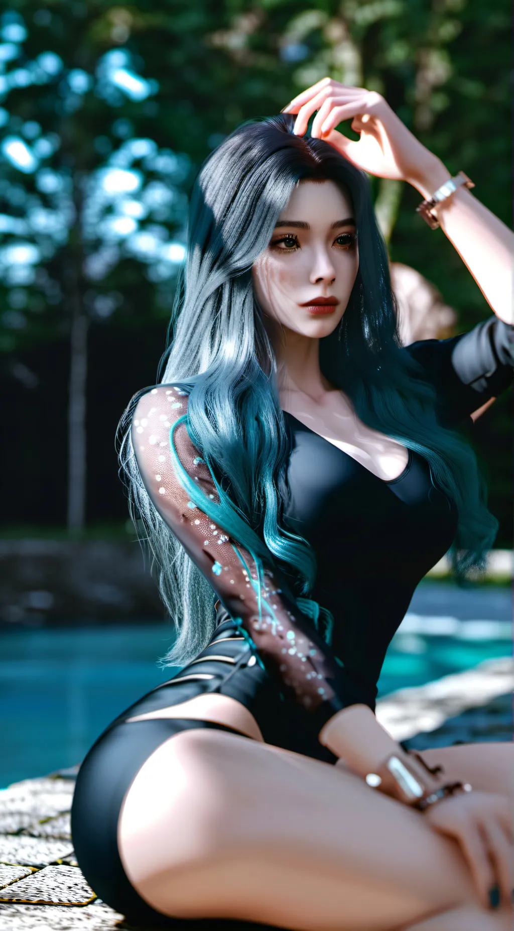 ai character: Alexa  background