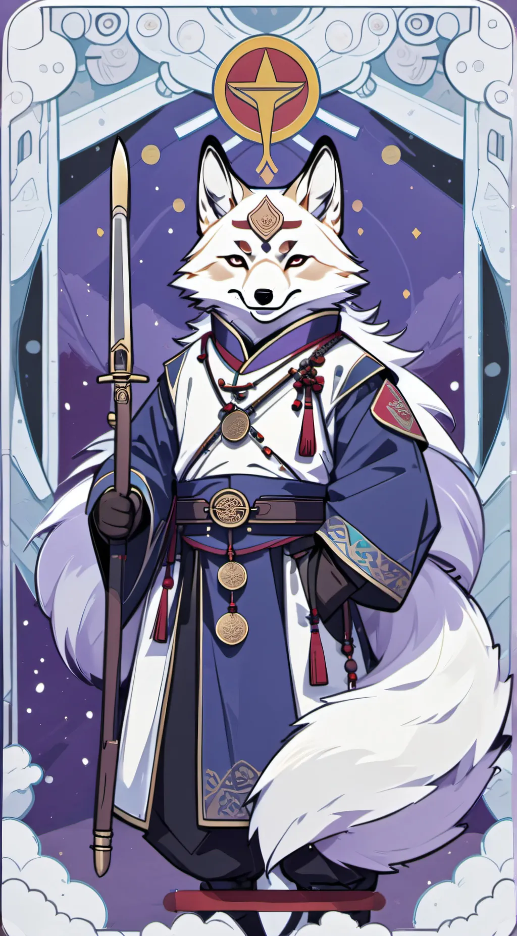 ai character: mongolia furry background