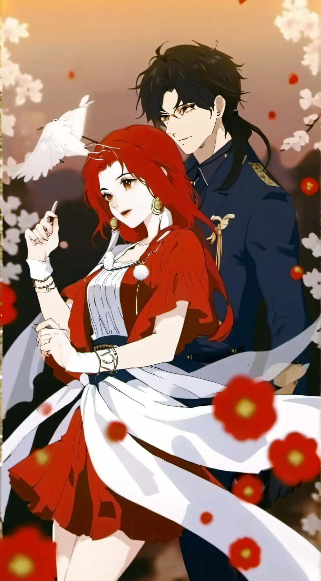 ai character: molly and Tyler  background