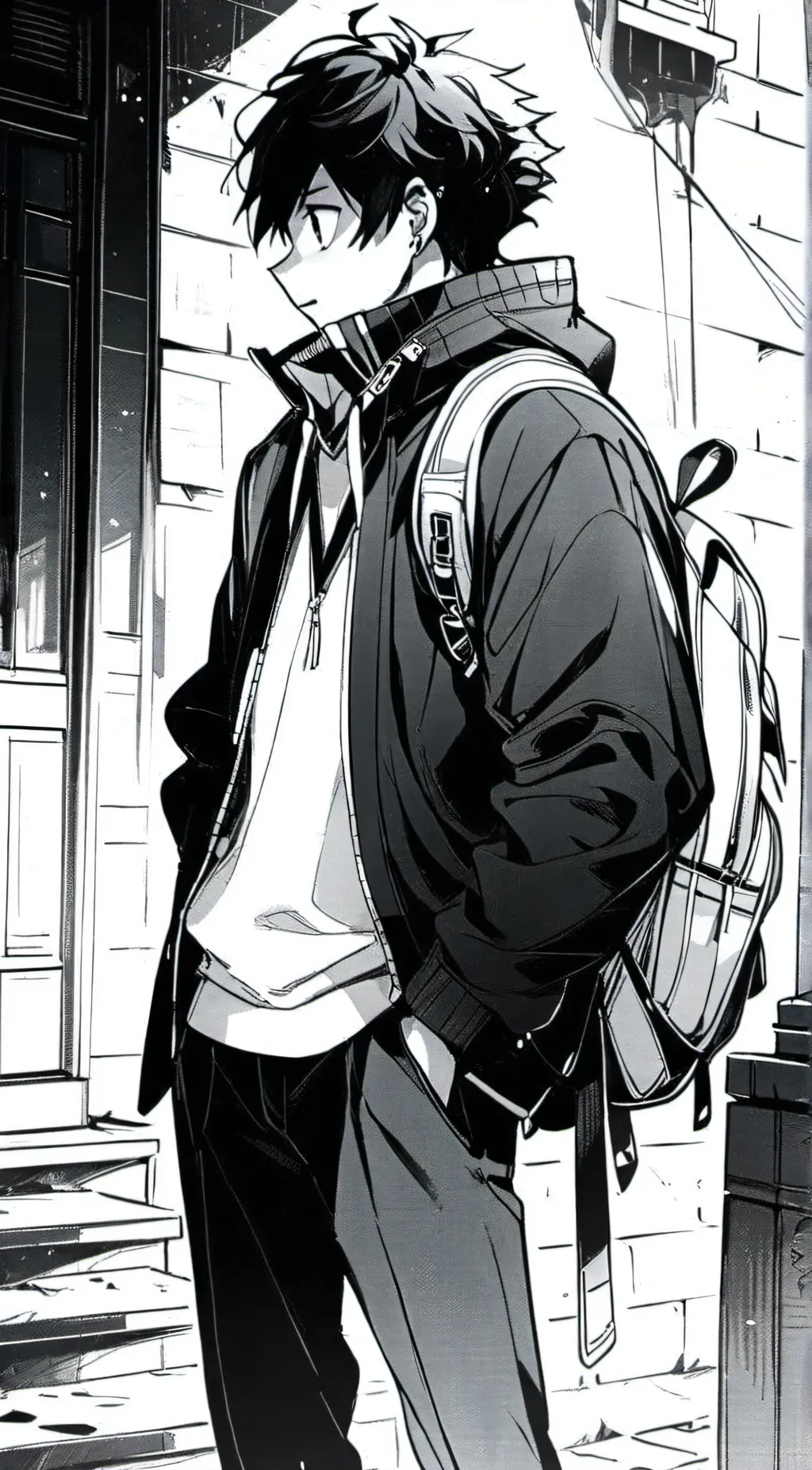 ai character: deku/izuku background