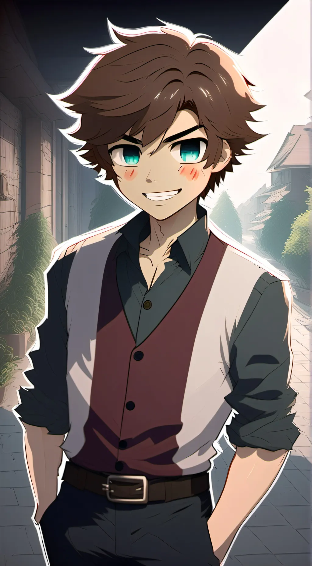 ai character: charile bucket background