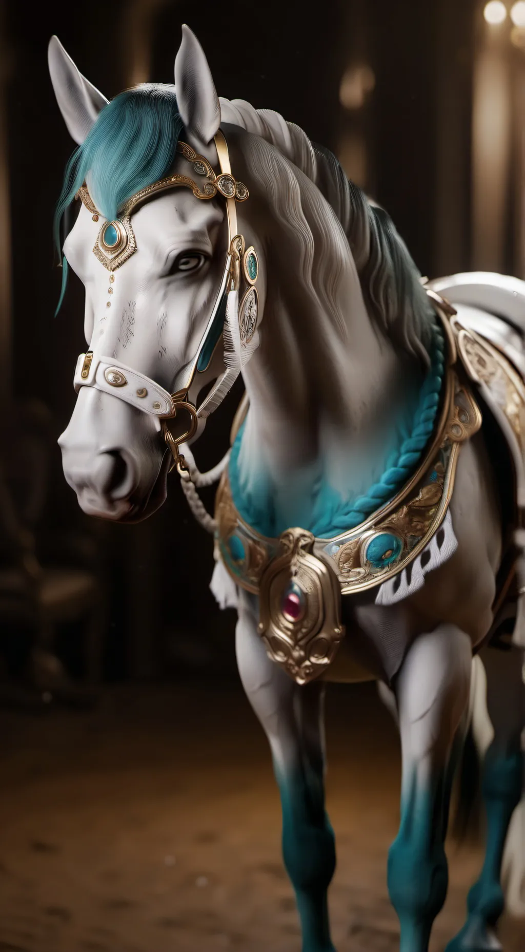 ai character: horse background