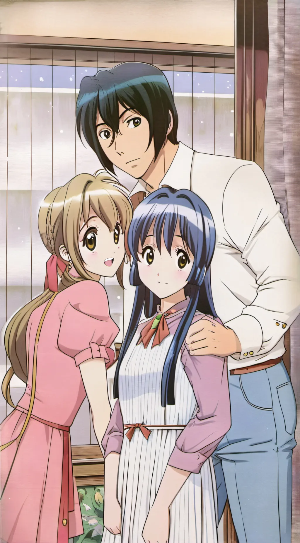 ai character: sam Sarah & max background