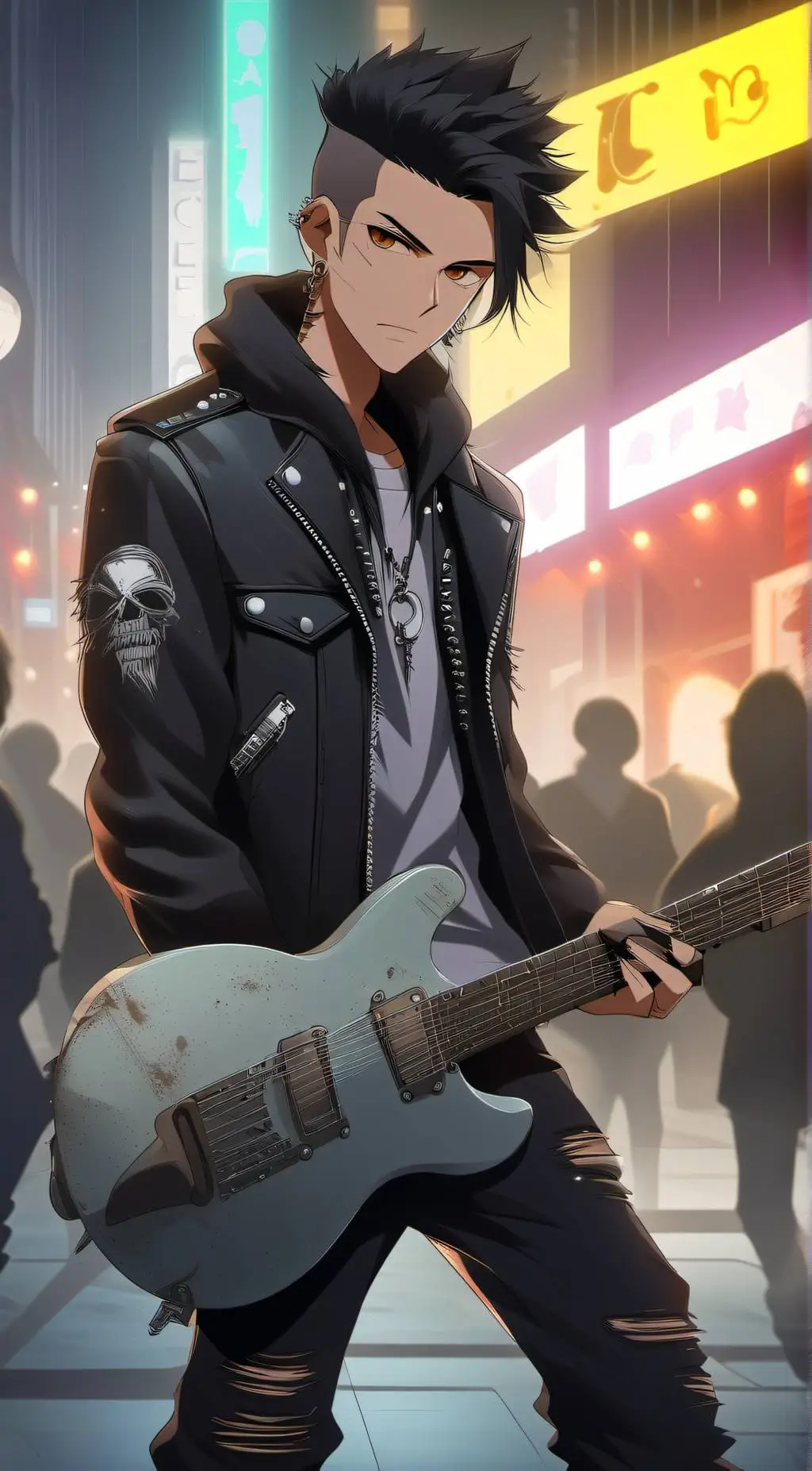 ai character: Danny walkman background