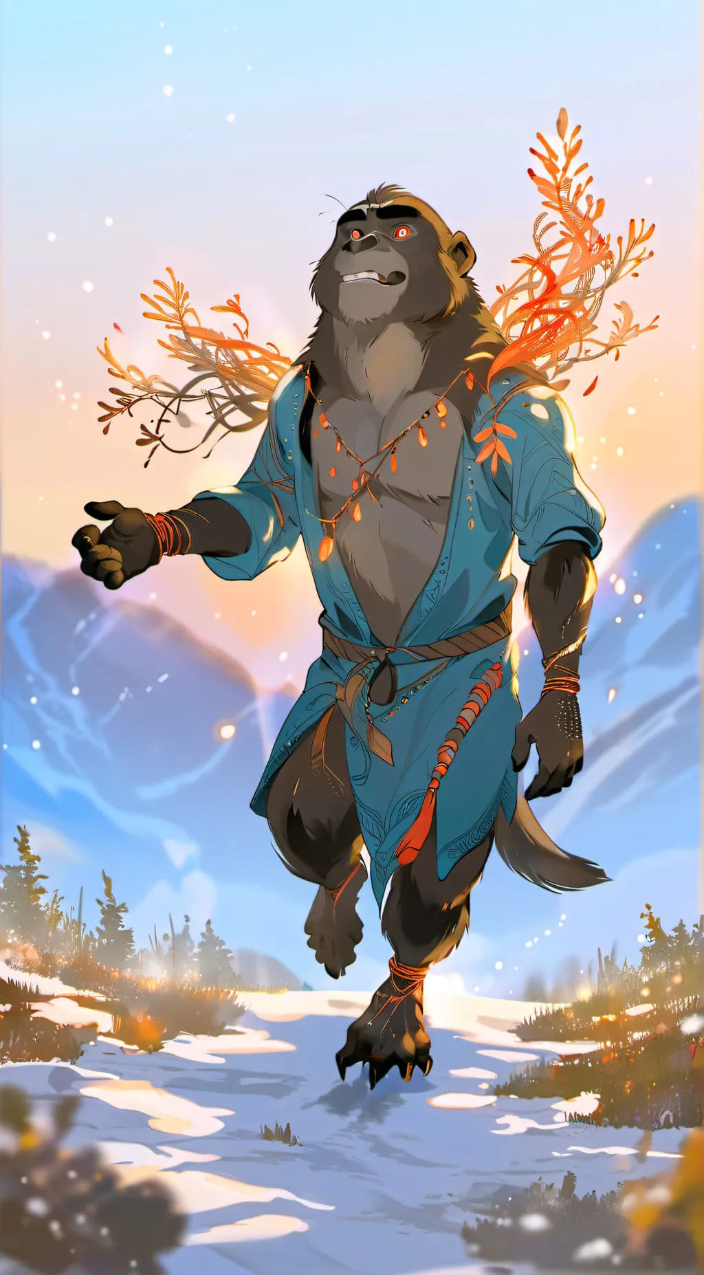 ai character: run background