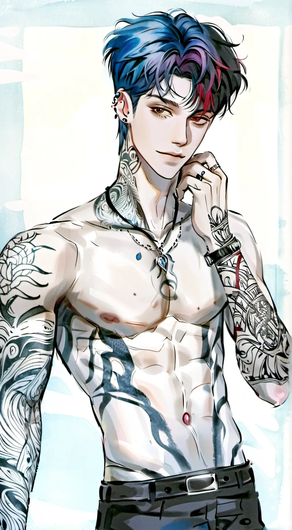 ai character: Evan background