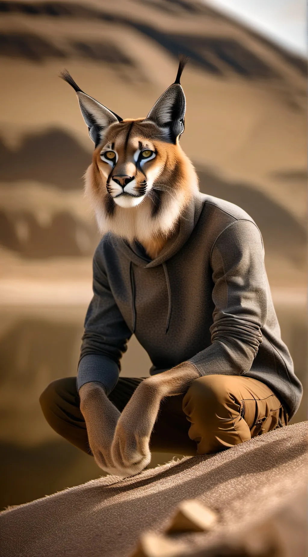 ai character: Caz background