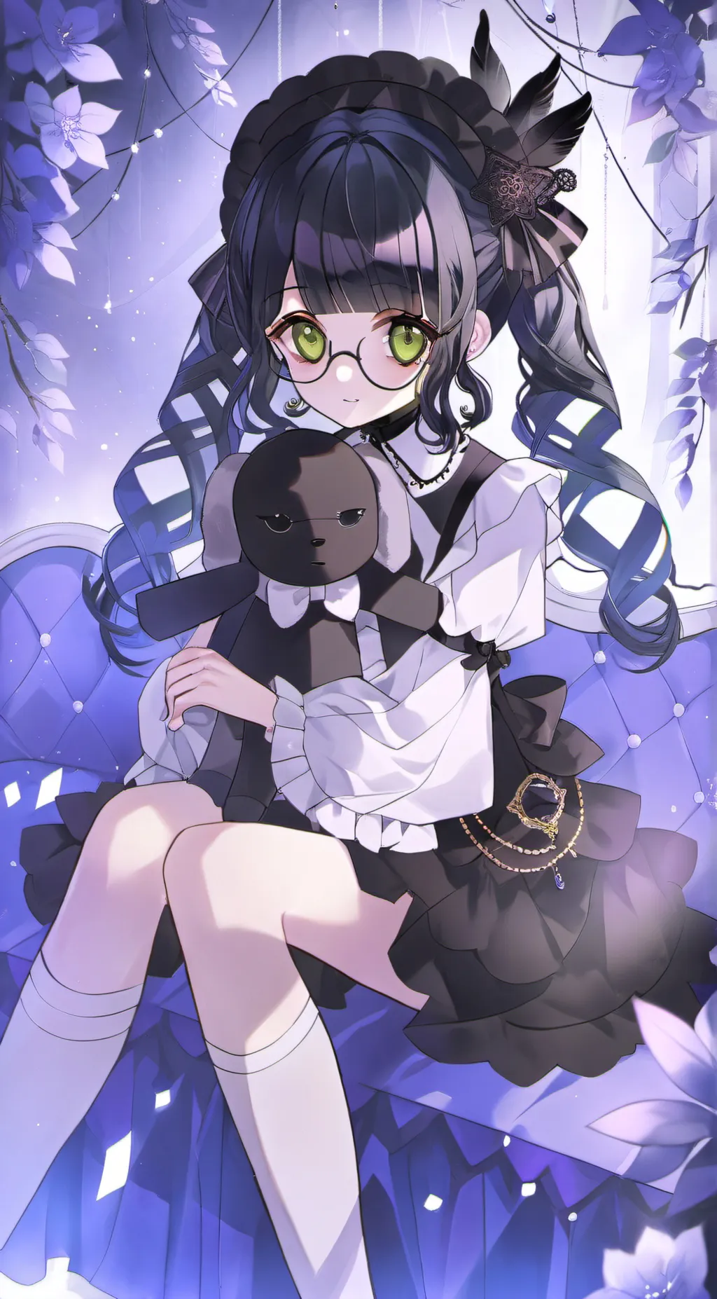 ai character: April (Puppet) background