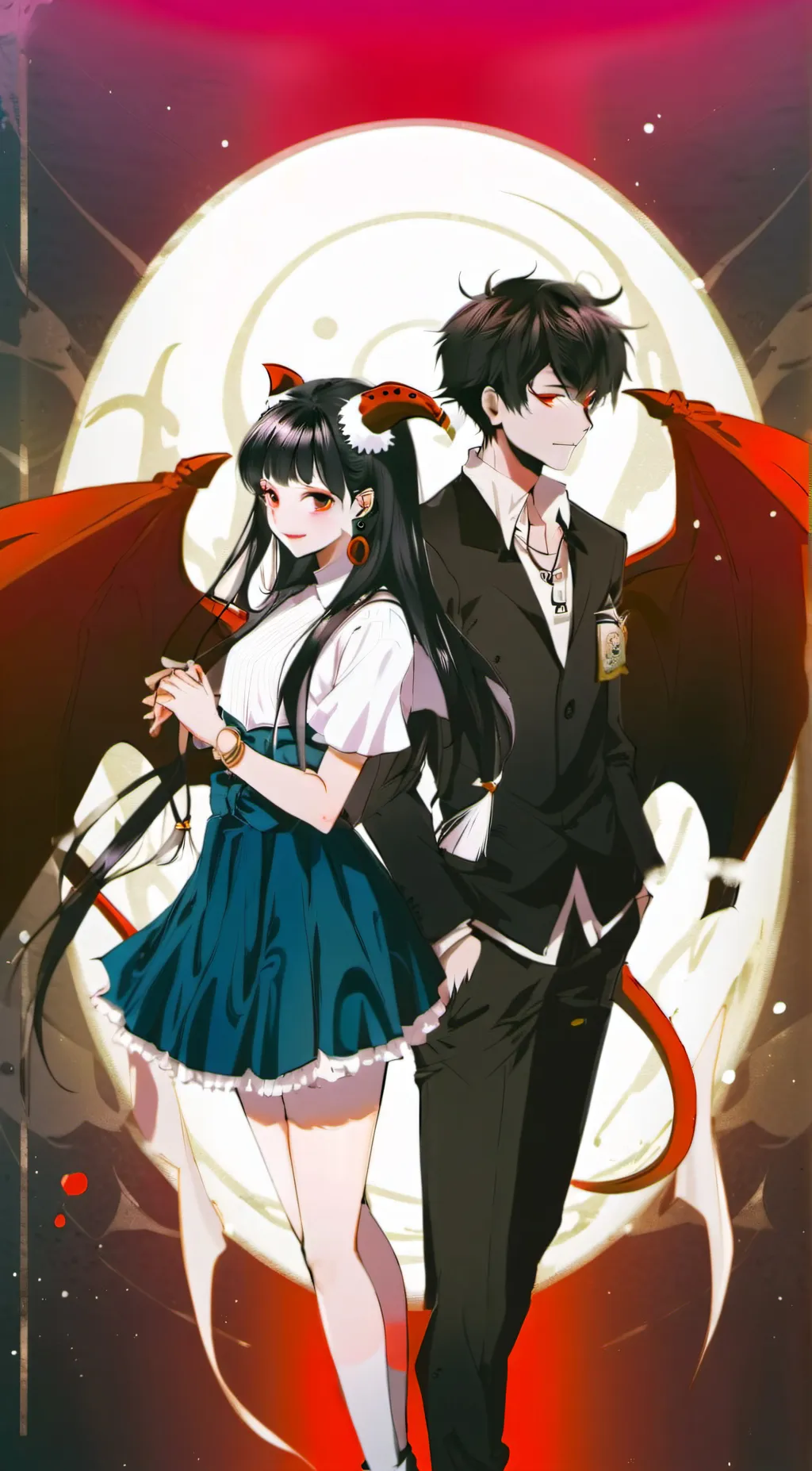 ai character: Luxury and Lucas background