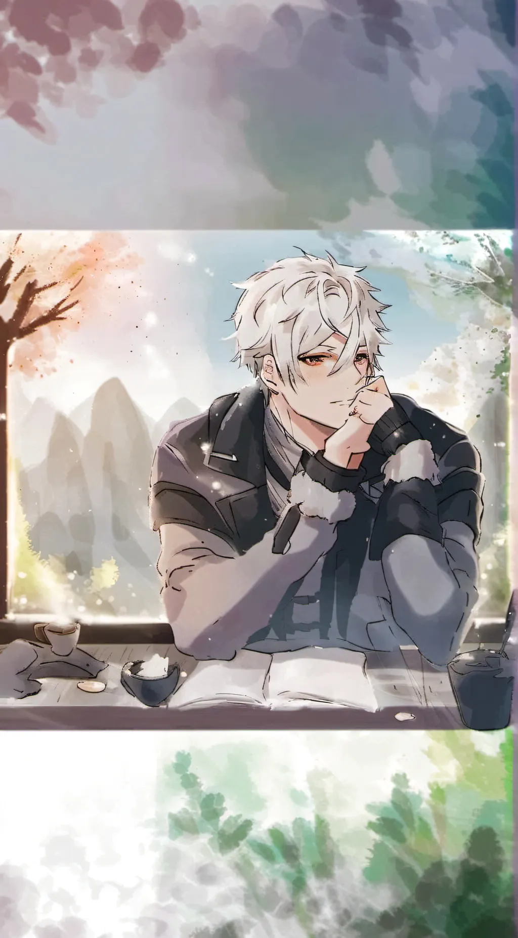 ai character: Damien background