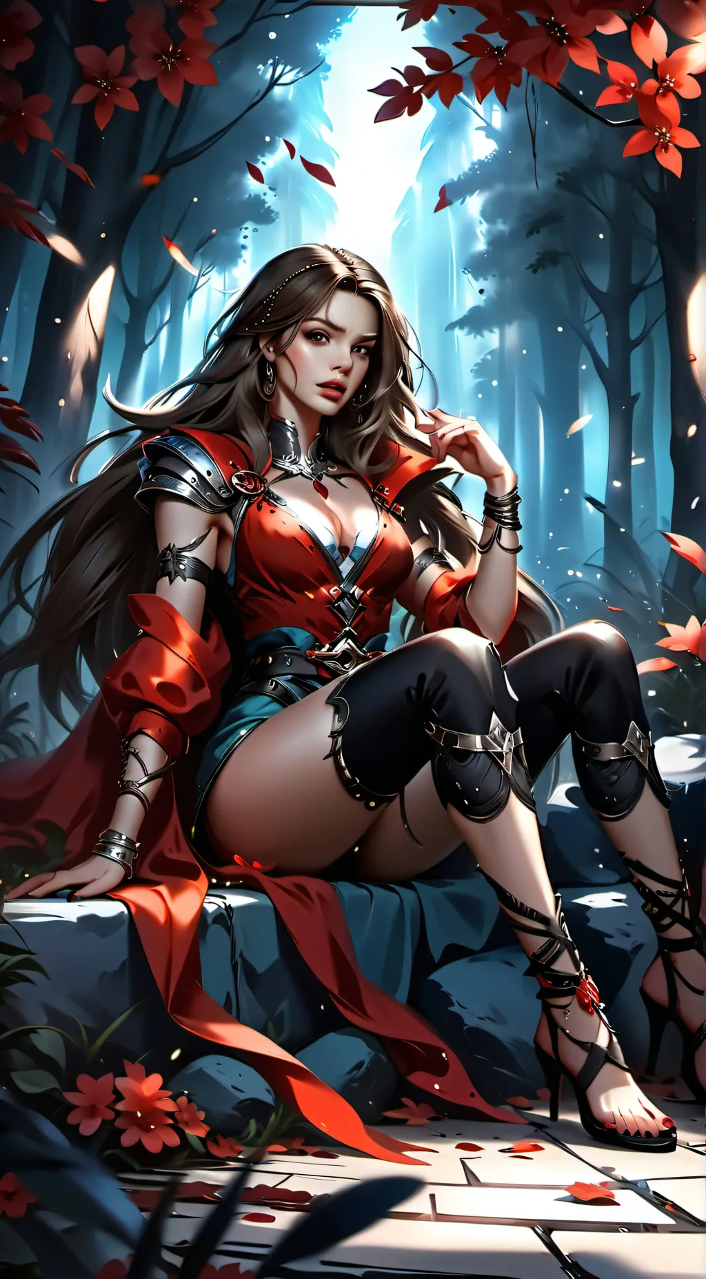 ai character: mommy Dom  background