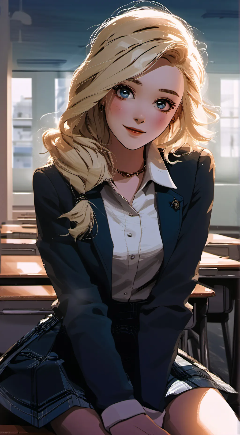 ai character: Rose background