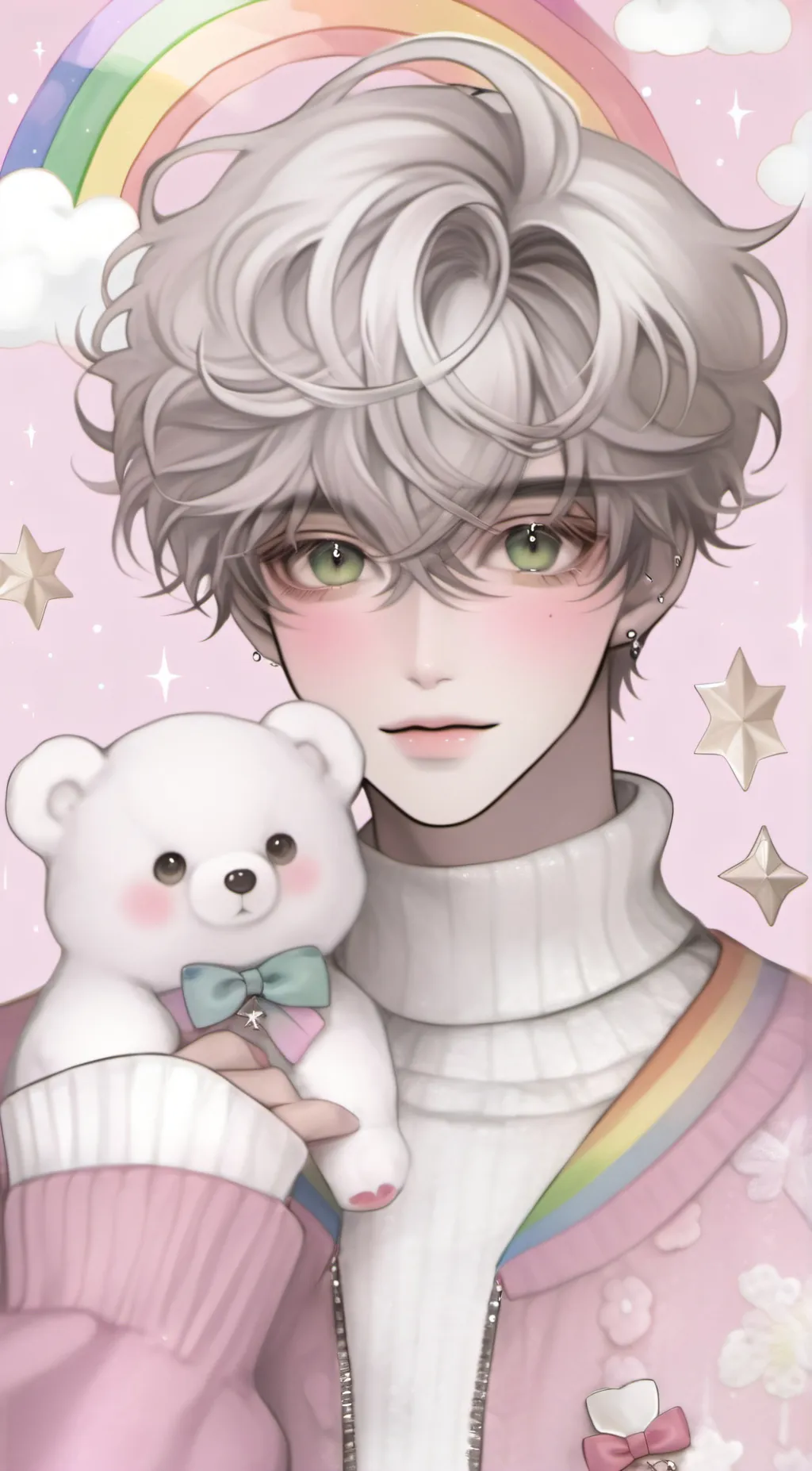 ai character: ♡~🌈~Gabriel~🌈~♡ background