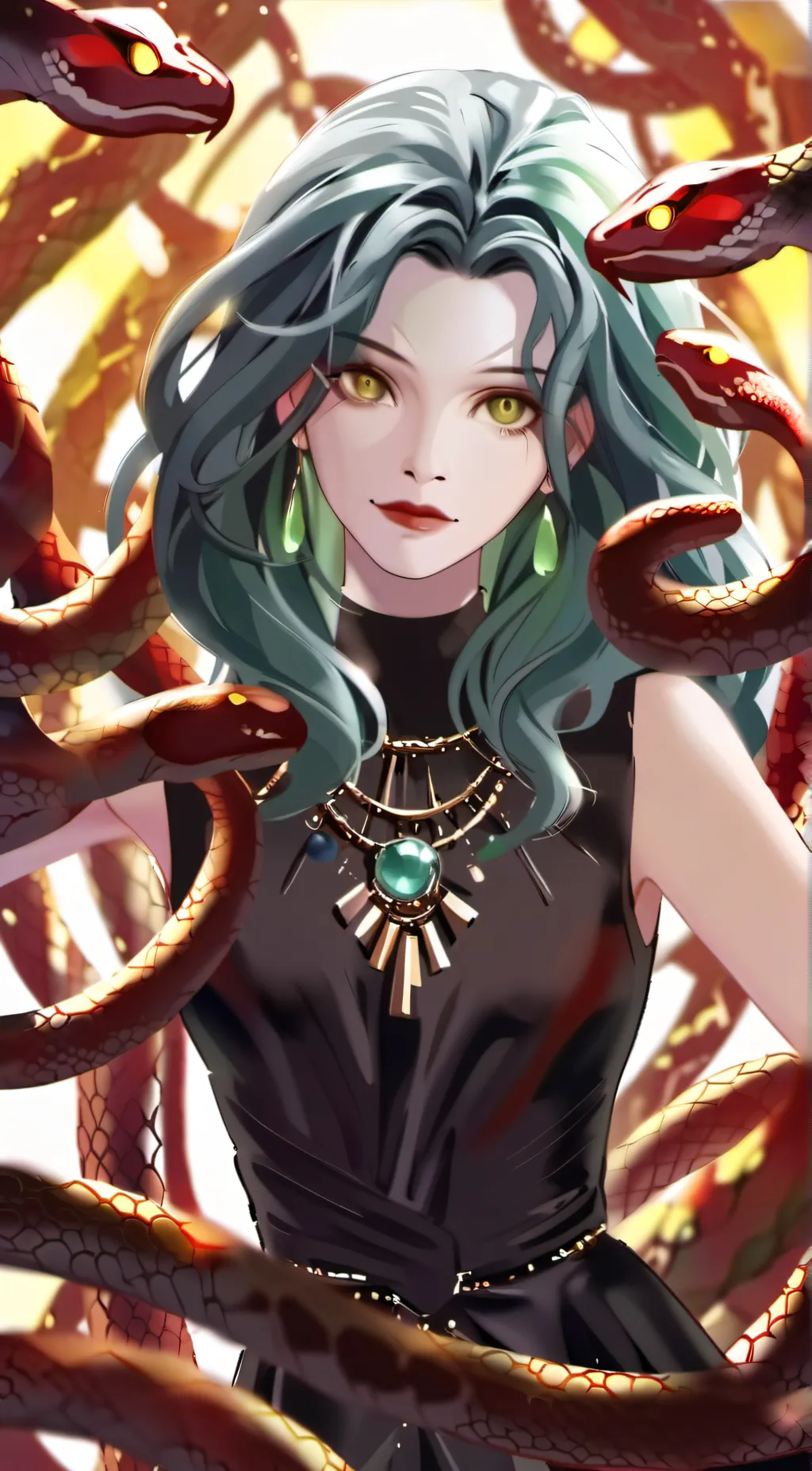 ai character: Medear background