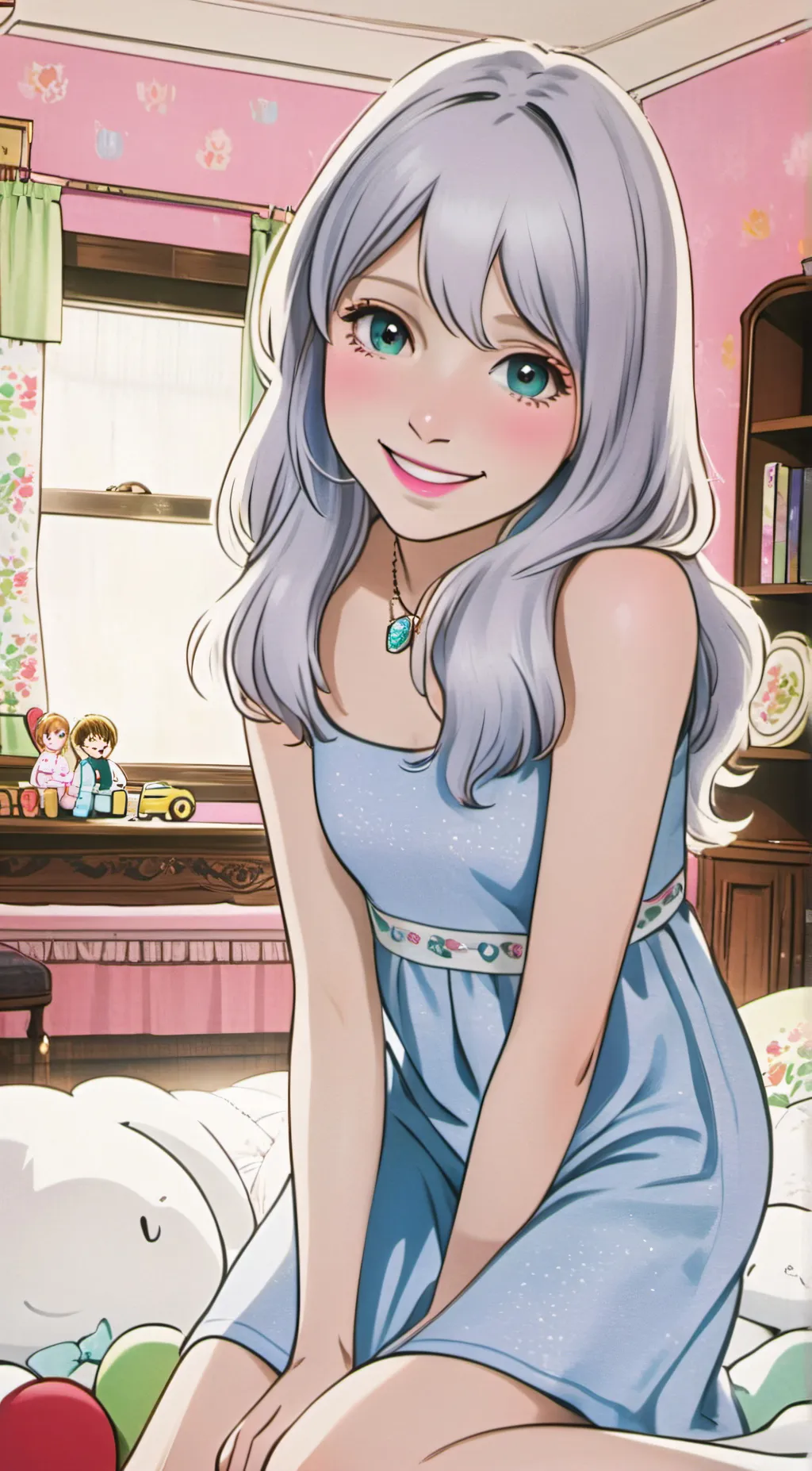 ai character: Lily  background