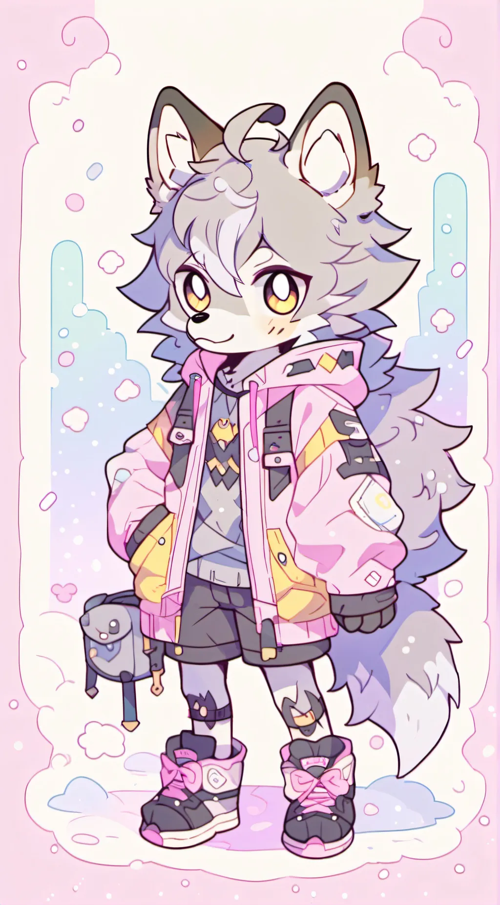 ai character: miko background