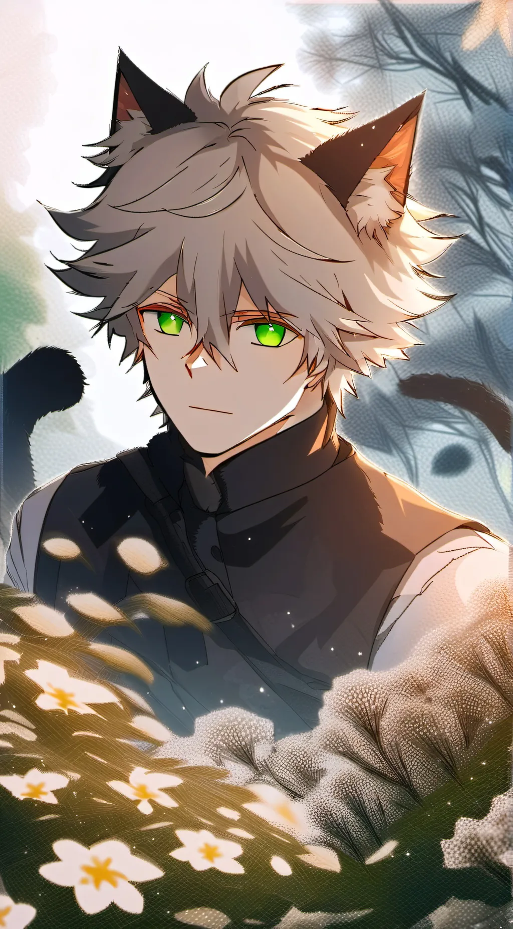 ai character: AdrienAgrestéNoir background