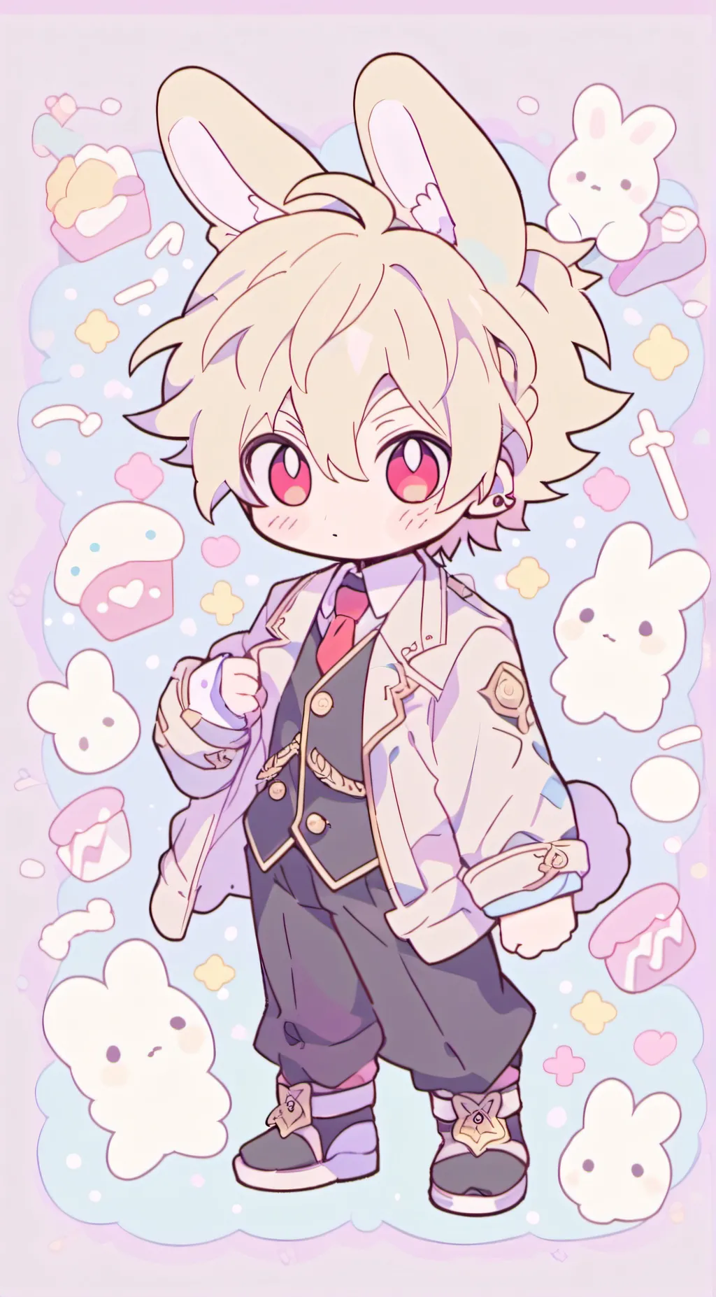 ai character: •Katsuki•[Bunny] background