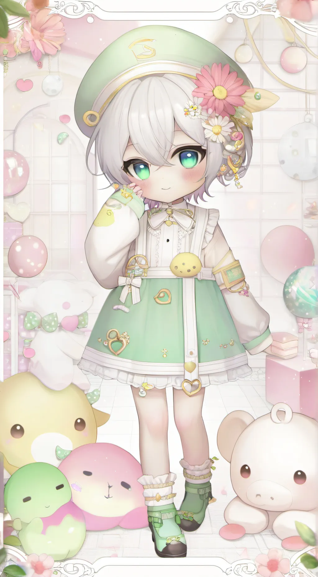 ai character: rainbow friends background