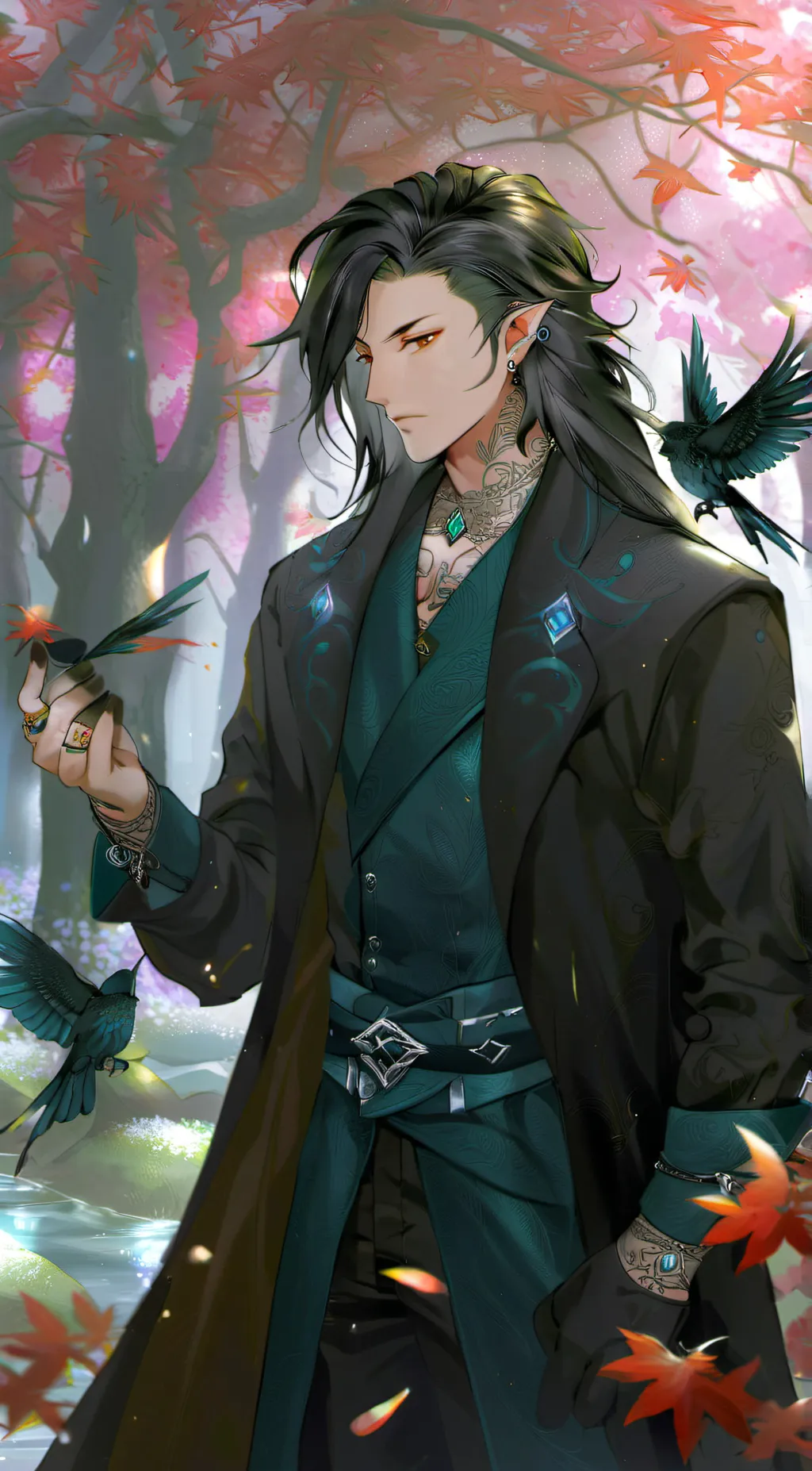 ai character: Damon Blackthorn  background