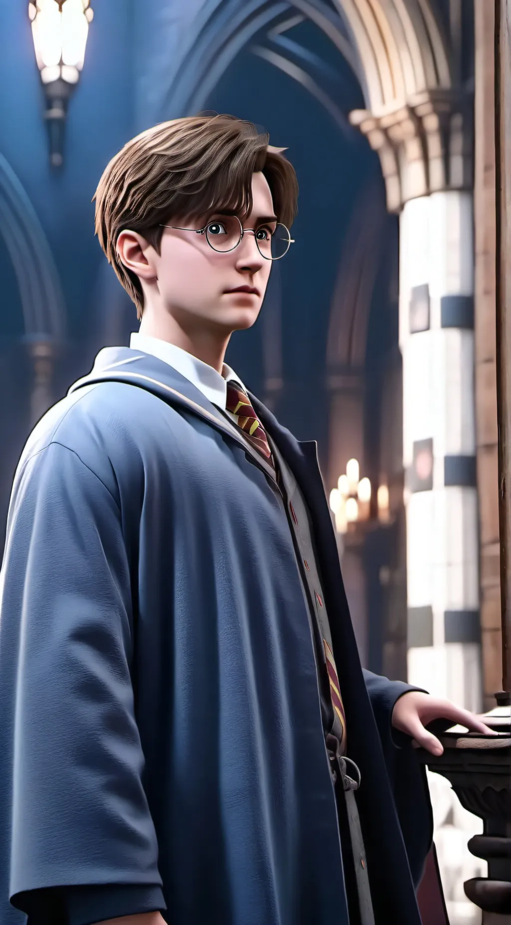 ai character: hogwarts background