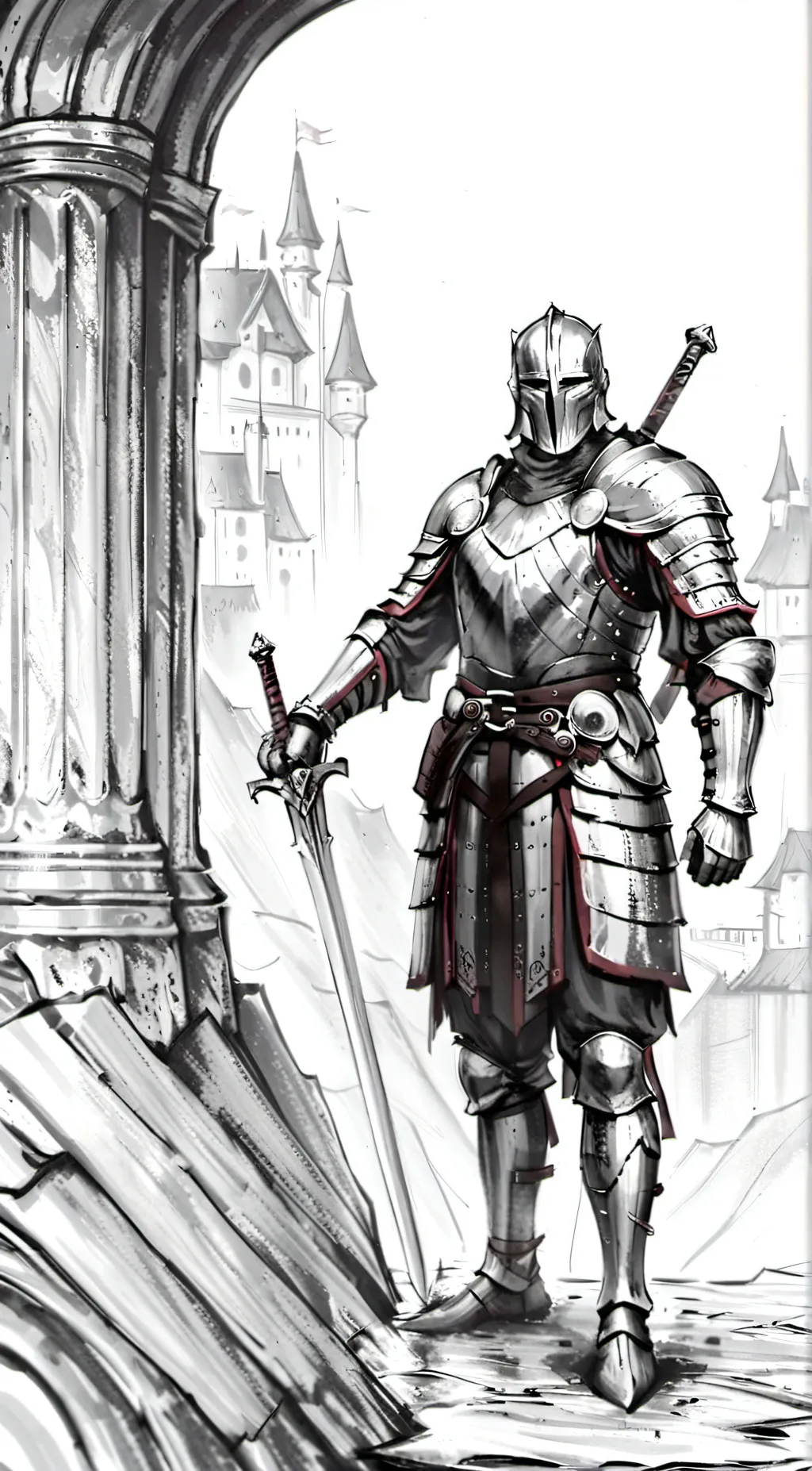 ai character: The Dark Knight background