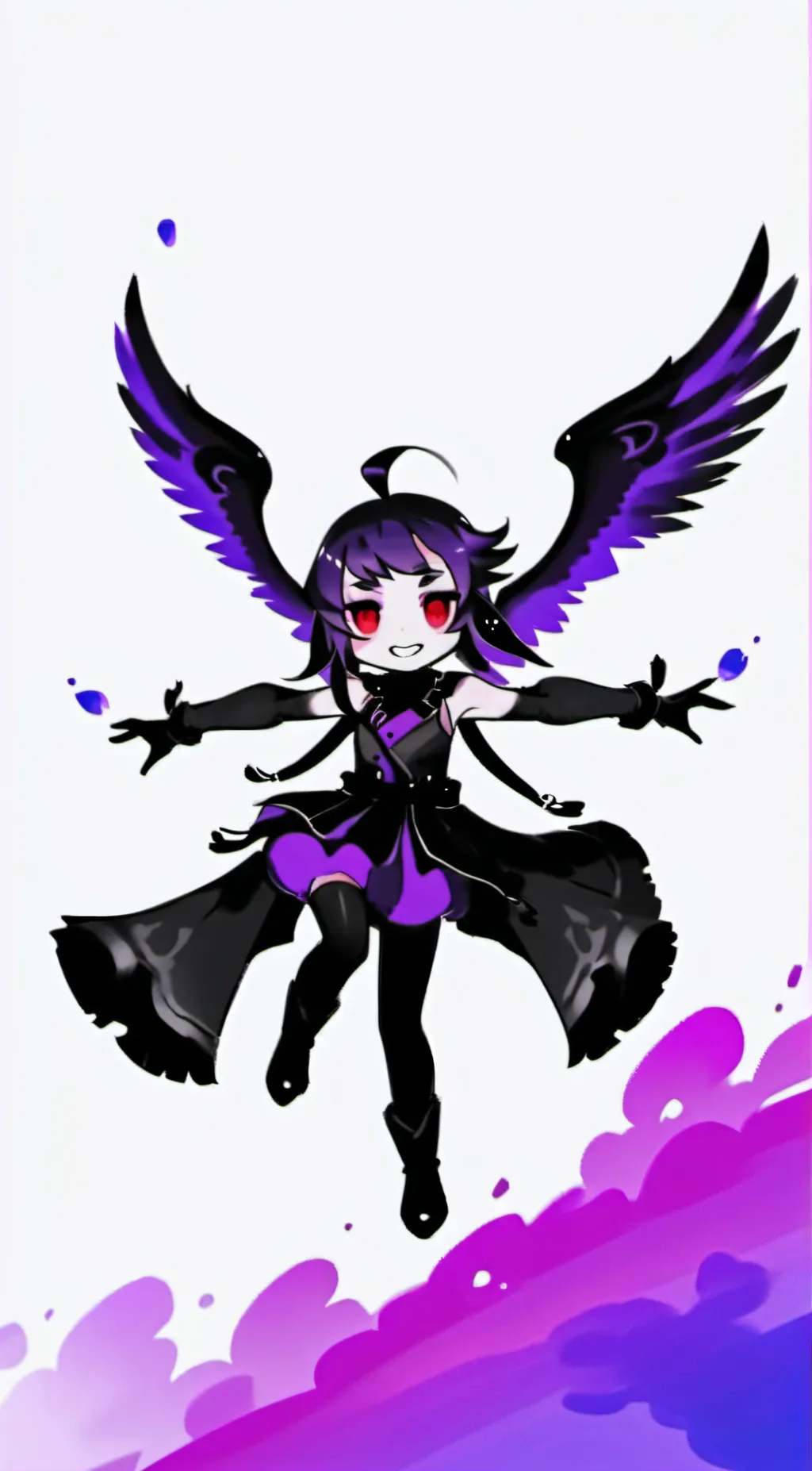 ai character: smilling critters  background